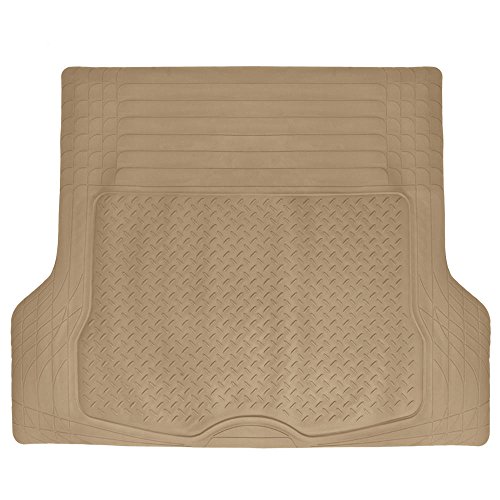 bdk-6-piece-beige-heavy-duty-rubber-car-floor-mats-trimmable-all-weather-set-for image 8