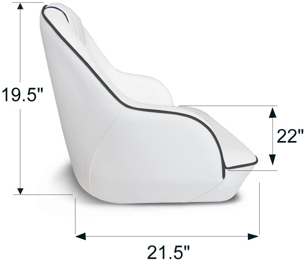 leader-accessories-premium-boat-seat-model-b-pontoon-captains-bucket-seat image 8