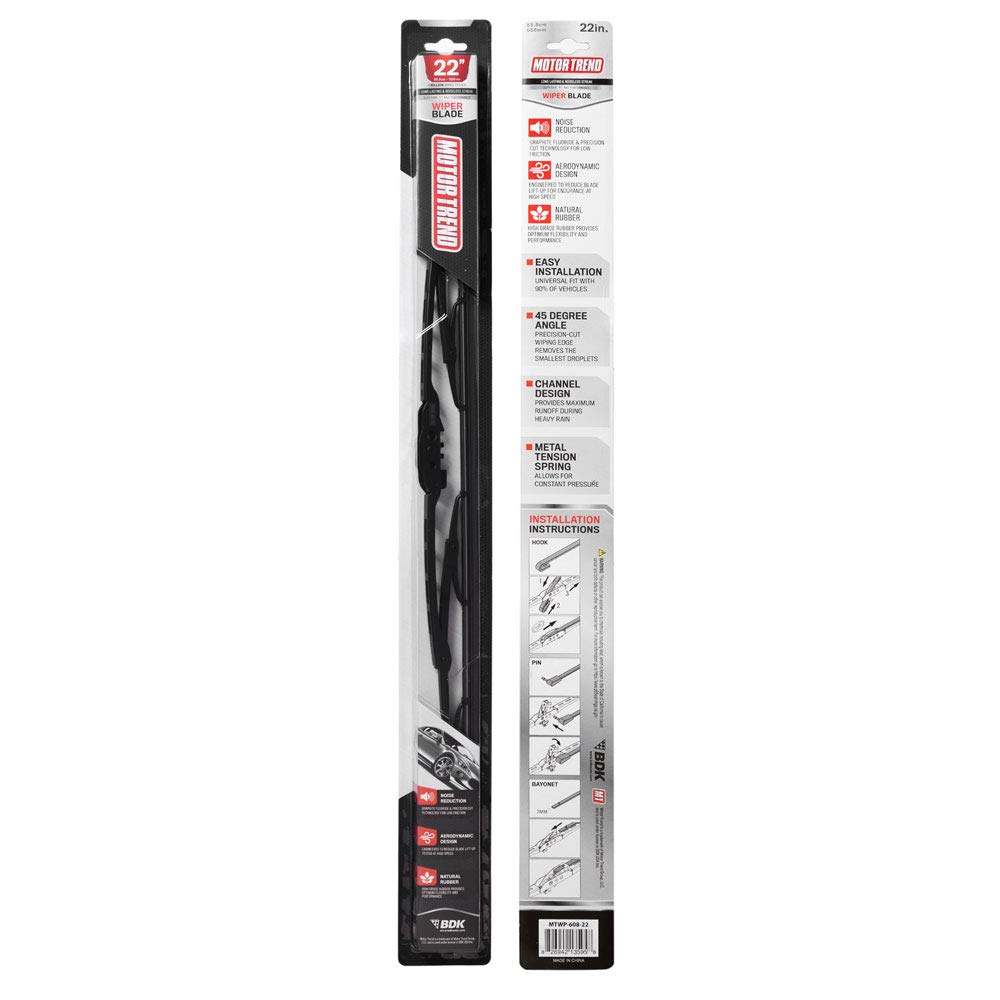motor-trend-precision-22-inch-wiper-blade-aerodynamic-silent-streak-free-1-pack image 1