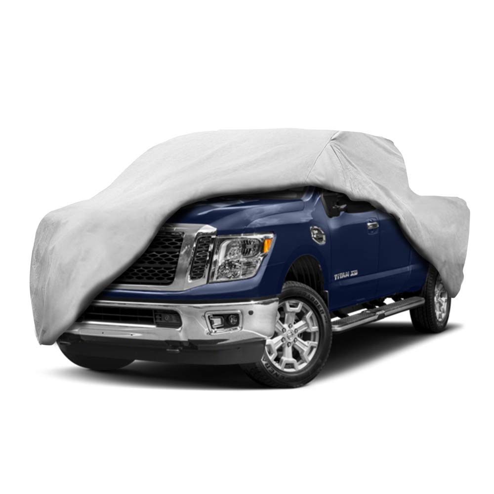 motor-trend-custom-fit-truck-cover-for-nissan-titan-2004-2018-heavy-duty-waterpr image 1