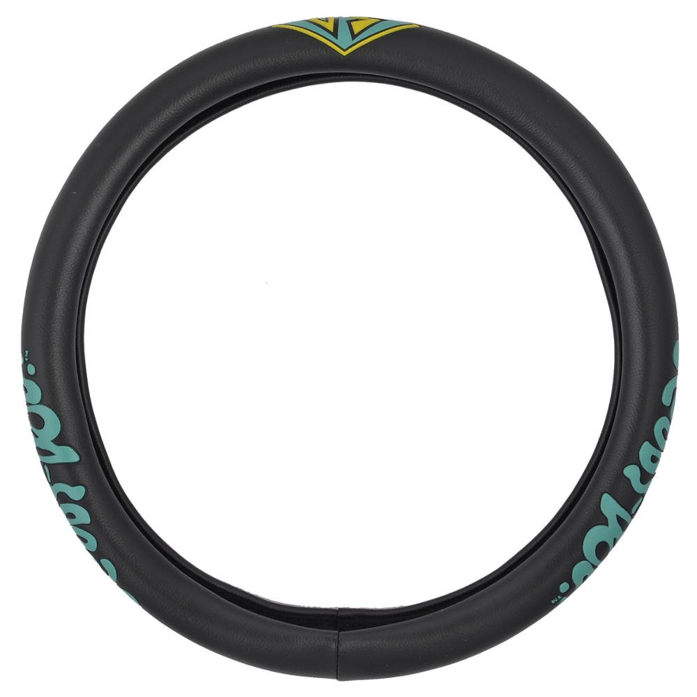 bdk-warner-brothers-scooby-doo-faux-leather-steering-wheel-cover-non-slip-ergono image 4