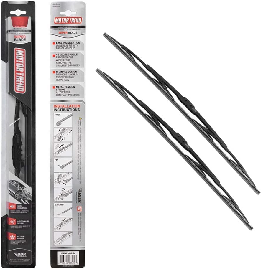 motor-trend-flexblade-premium-replacement-windshield-wiper-blade-20-inch-bracket image 2
