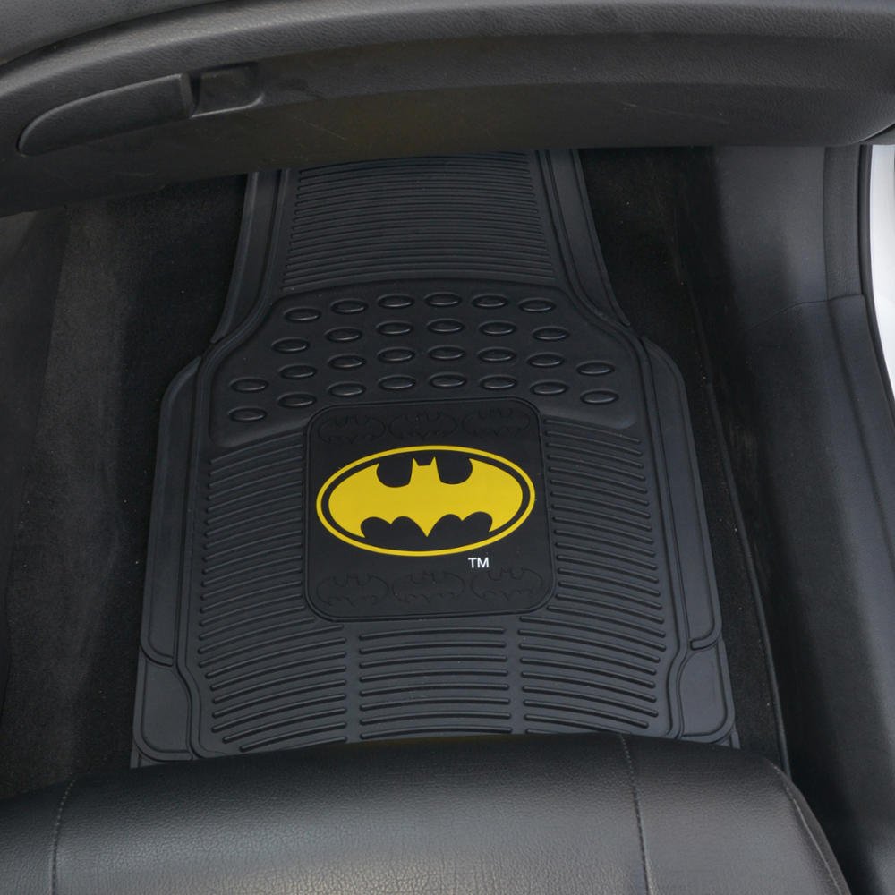 bdk-batman-licensed-dc-comics-superhero-front-car-floor-mats-all-weather-heavy-d image 7
