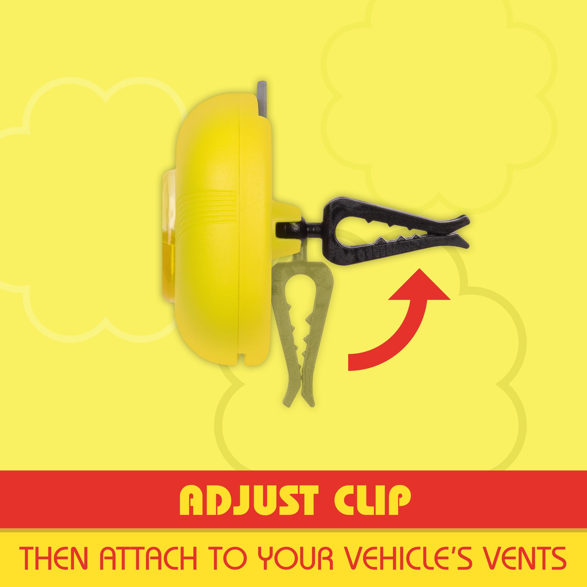 chupa-chups-car-air-freshener-lemon-twist-2-pack-4pcs-total image 6