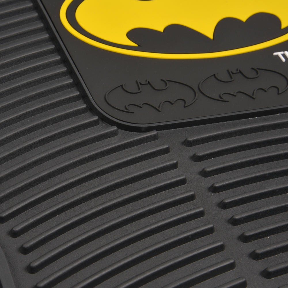 bdk-batman-licensed-dc-comics-superhero-front-car-floor-mats-all-weather-heavy-d image 6