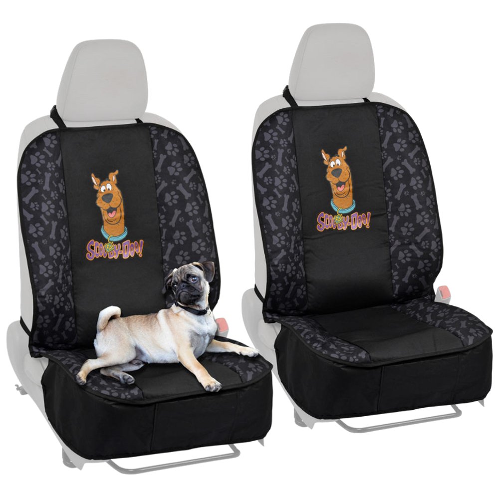 bdk-scooby-doo-waterproof-car-seat-covers-for-dogs-2-pack-front-seats-heavy-duty image 1