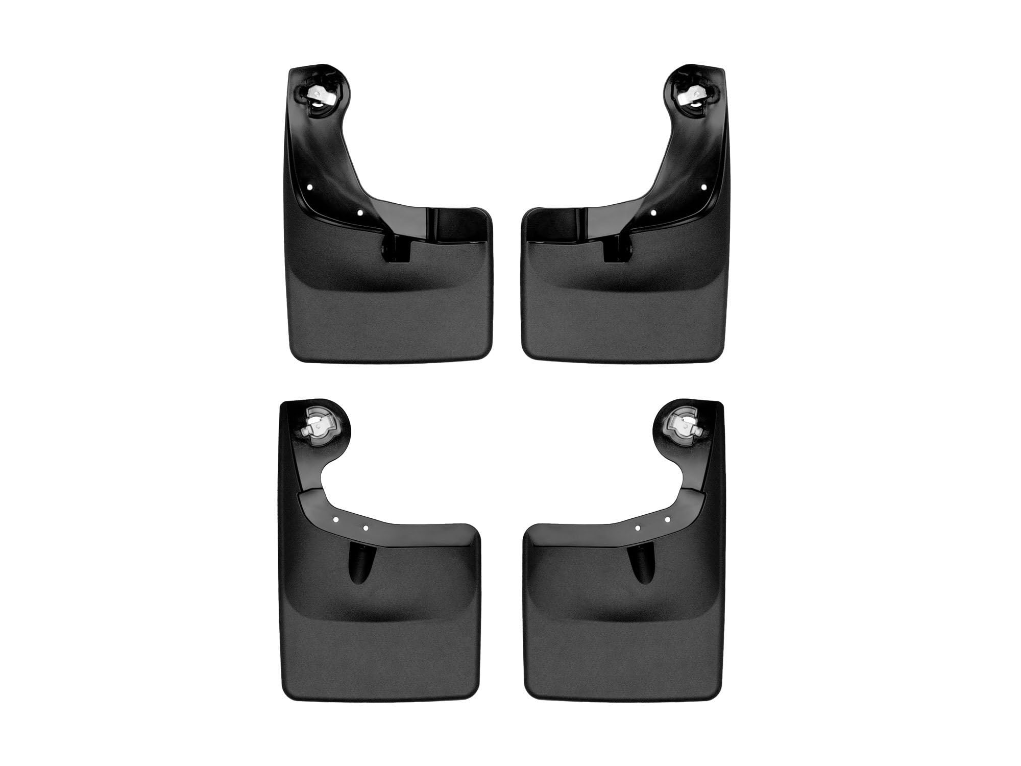 weathertech-custom-no-drill-splash-guard-mudflaps-for-ford-f-150-2021-2026-front image 1
