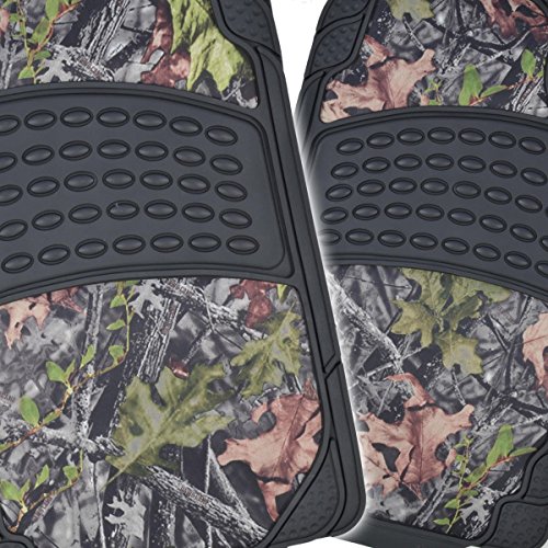 bdk-camouflage-4-piece-all-weather-waterproof-rubber-car-floor-mats-trimmable-he image 8