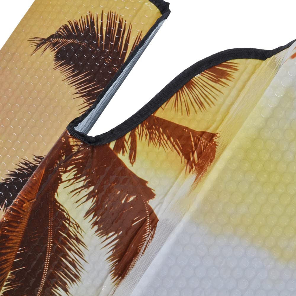 bdk-golden-sunset-beach-front-windshield-sun-shade-accordion-folding-58-x-27-inc image 8