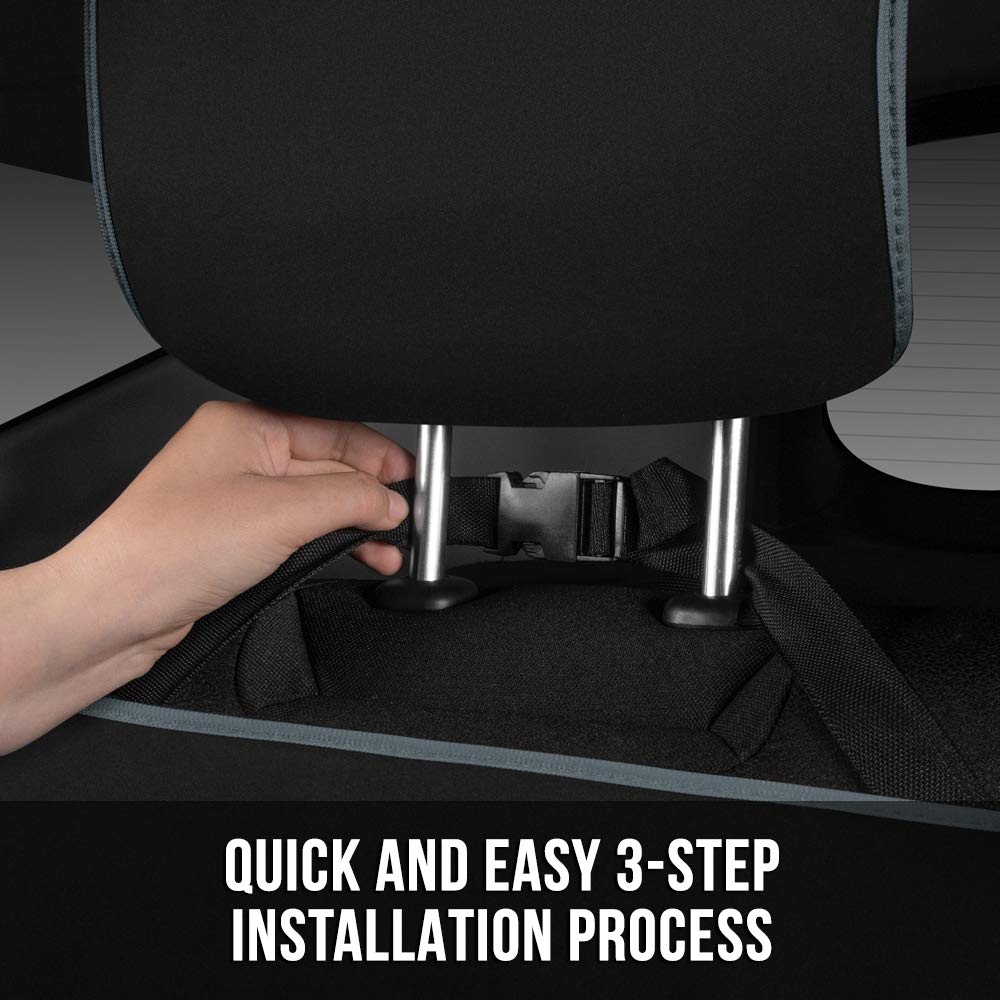 bdk-antimicrobial-rear-bench-seat-cover-silver-ion-infused-waterproof-neoprene-u image 4