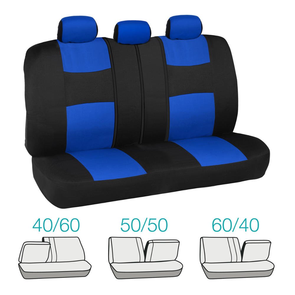bdk-polypro-full-car-seat-cover-set-with-4-piece-metallic-floor-mats-universal-f image 3