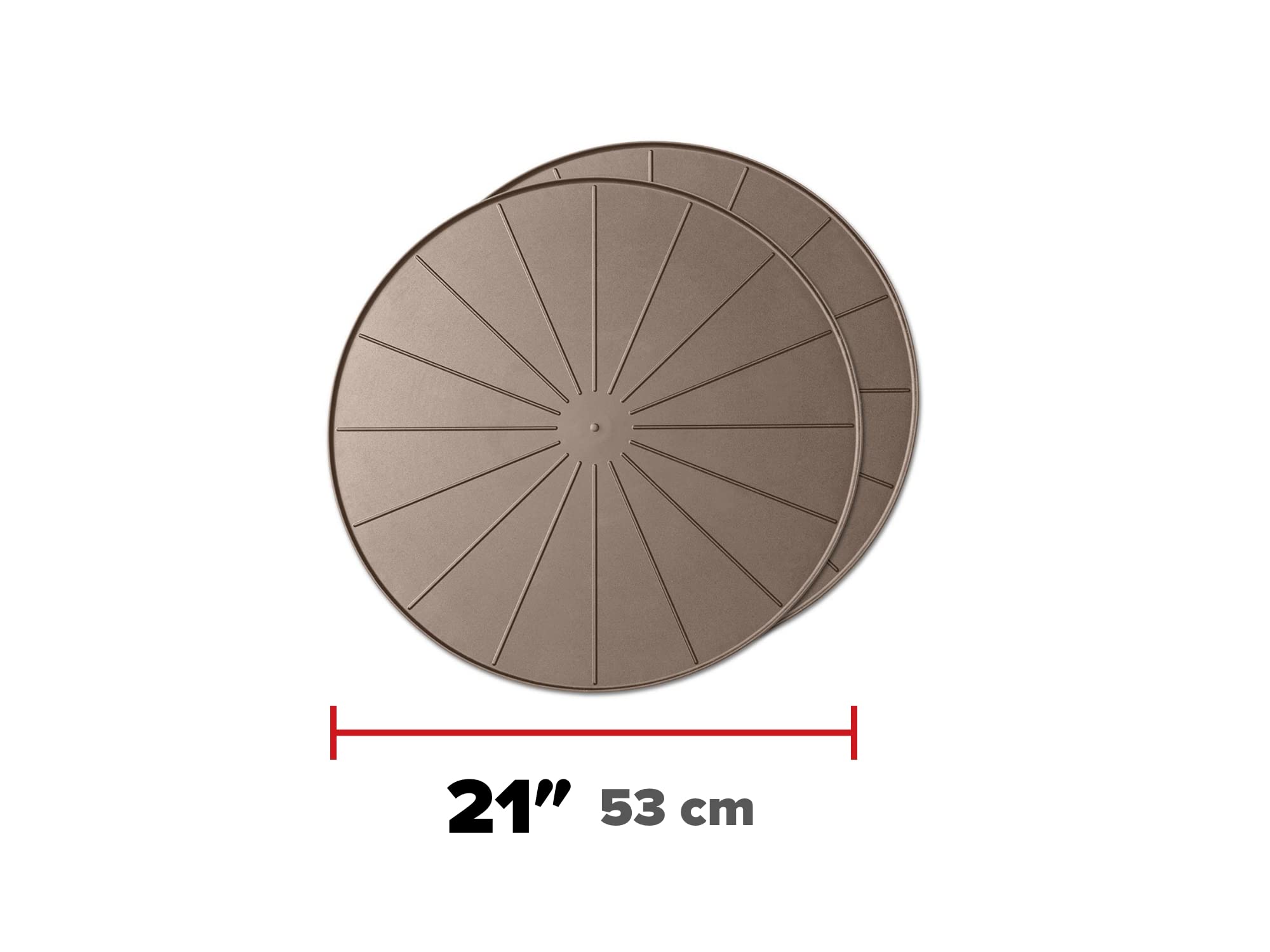 weathertech-21-project-mats-coasters-2-pack-tan-non-skid-surface-protectors image 2