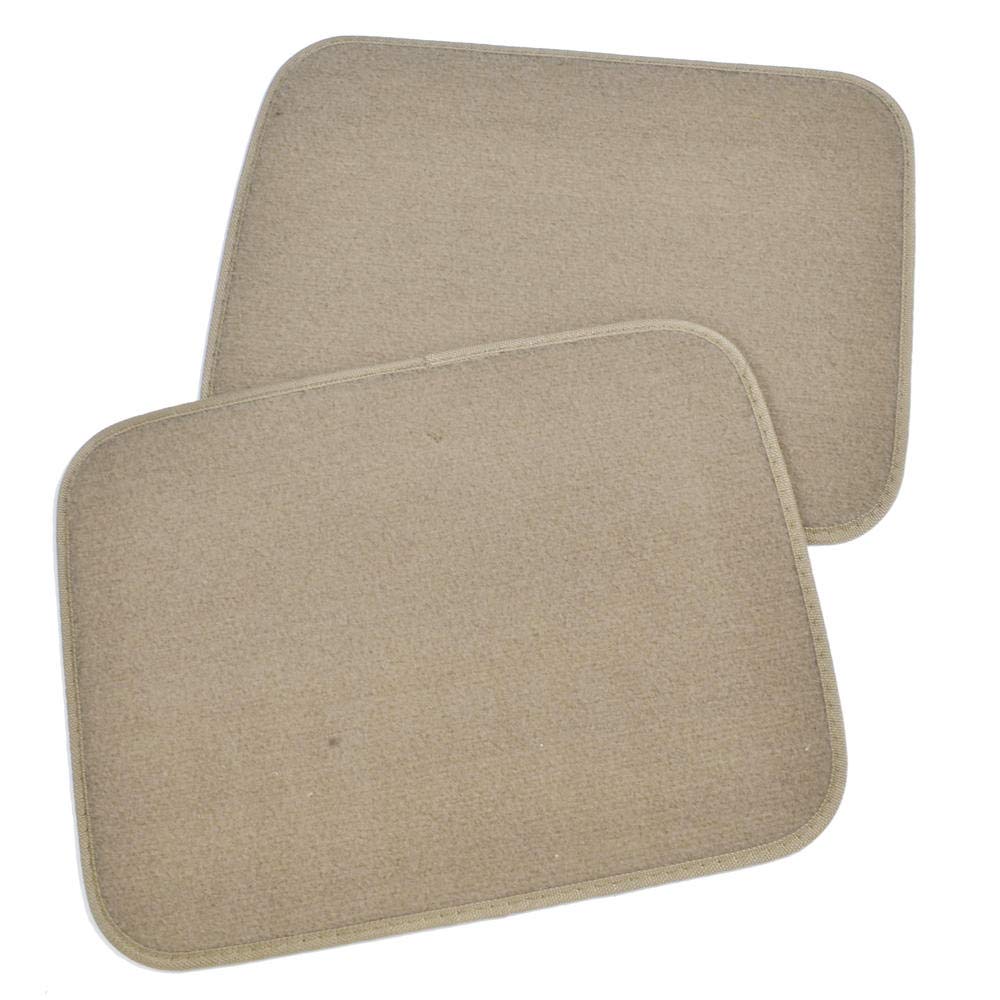 bdk-carpet-floor-mats-universal-fit-for-cars-suvs-vans-trucks-beige-4-piece-set image 7