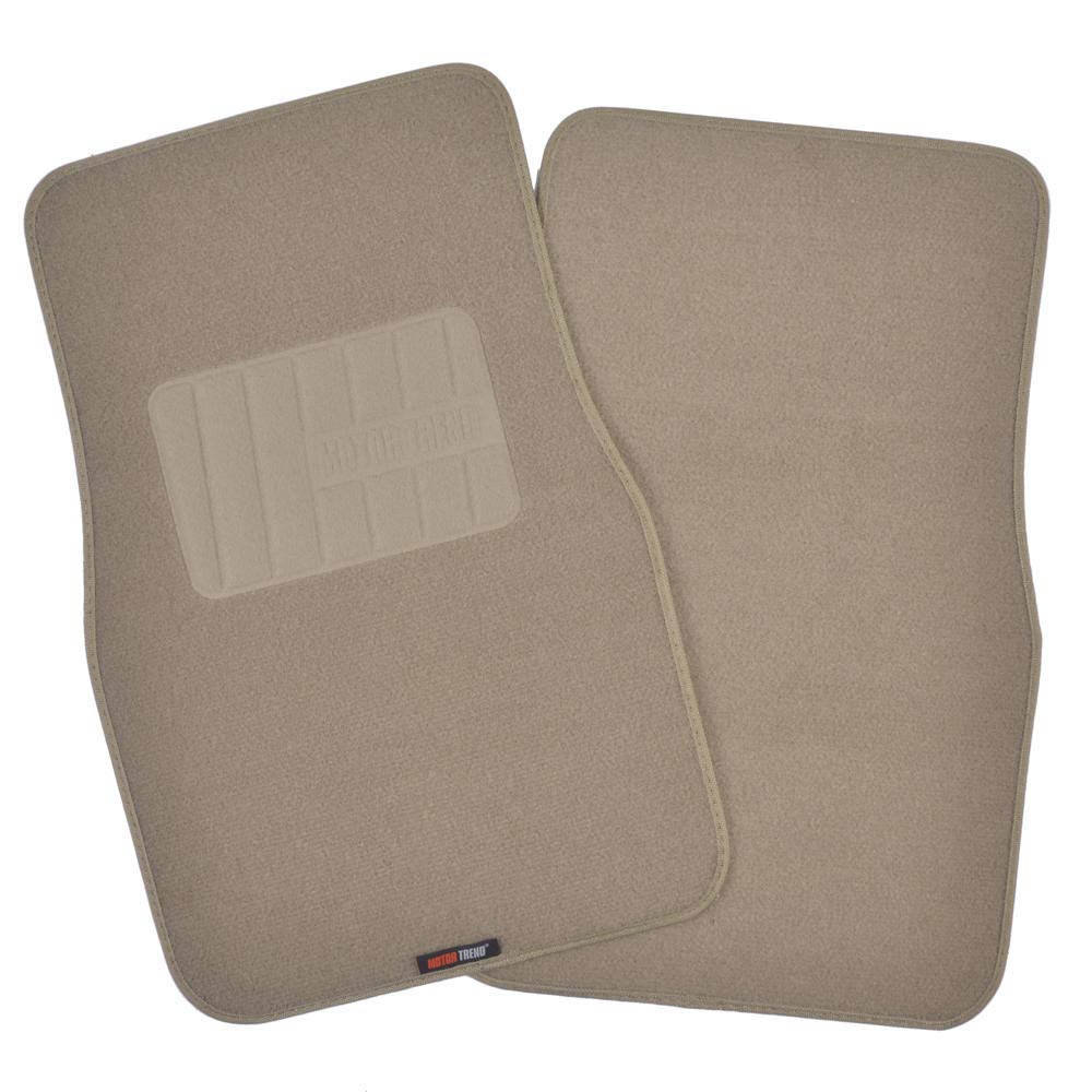 bdk-carpet-floor-mats-universal-fit-for-cars-suvs-vans-trucks-beige-4-piece-set image 2