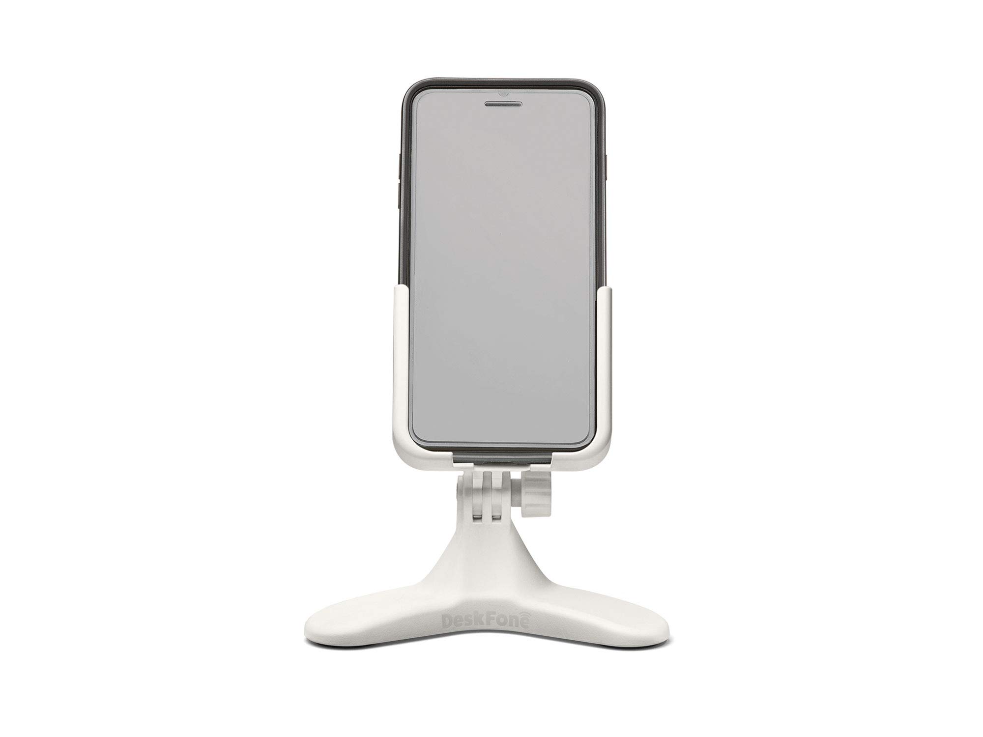 weathertech-deskfone-white-adjustable-universal-cell-phone-holder-mount-stand-fo image 3
