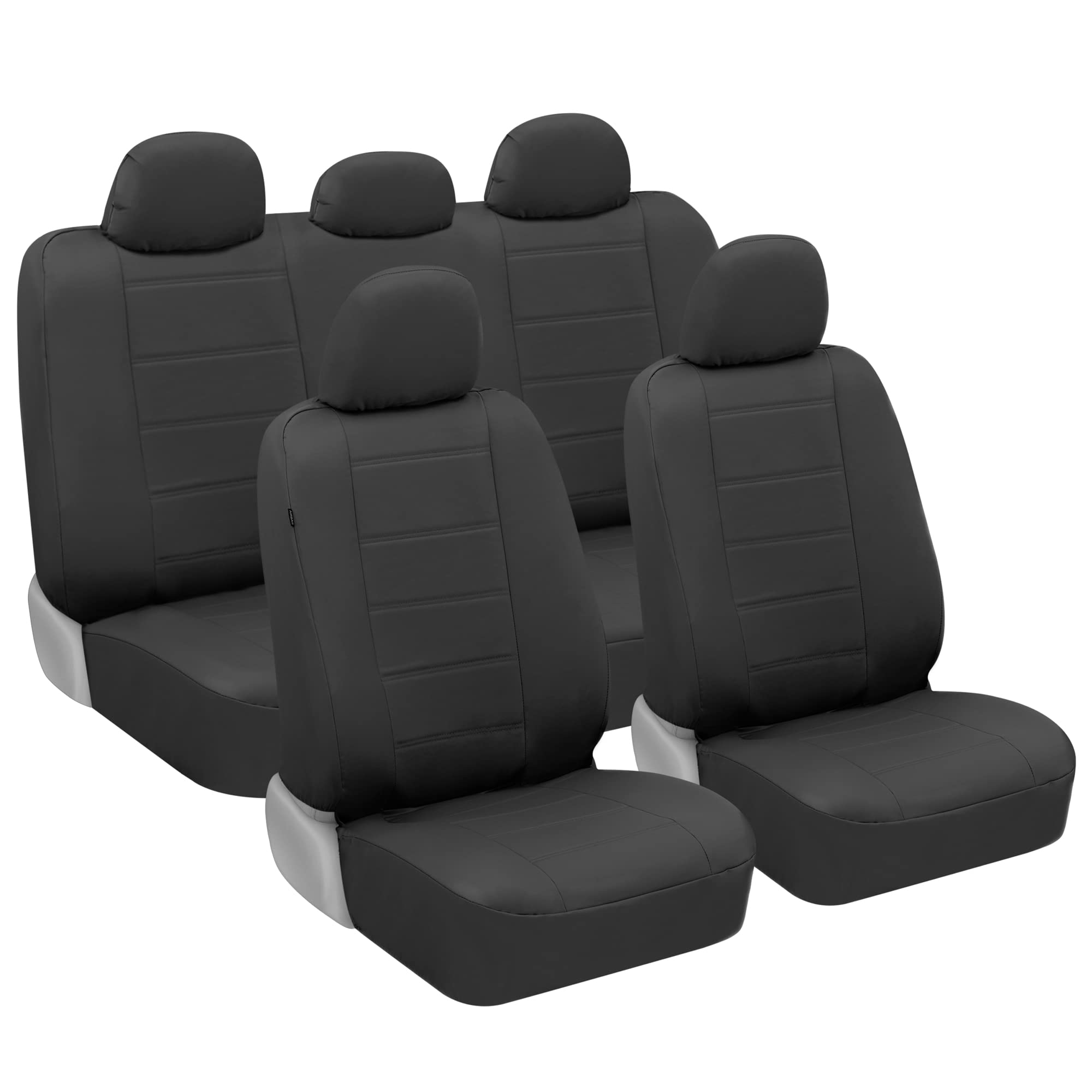 bdk-carxs-beige-faux-leather-front-seat-covers-4-piece-soft-stain-resistant-univ image 8