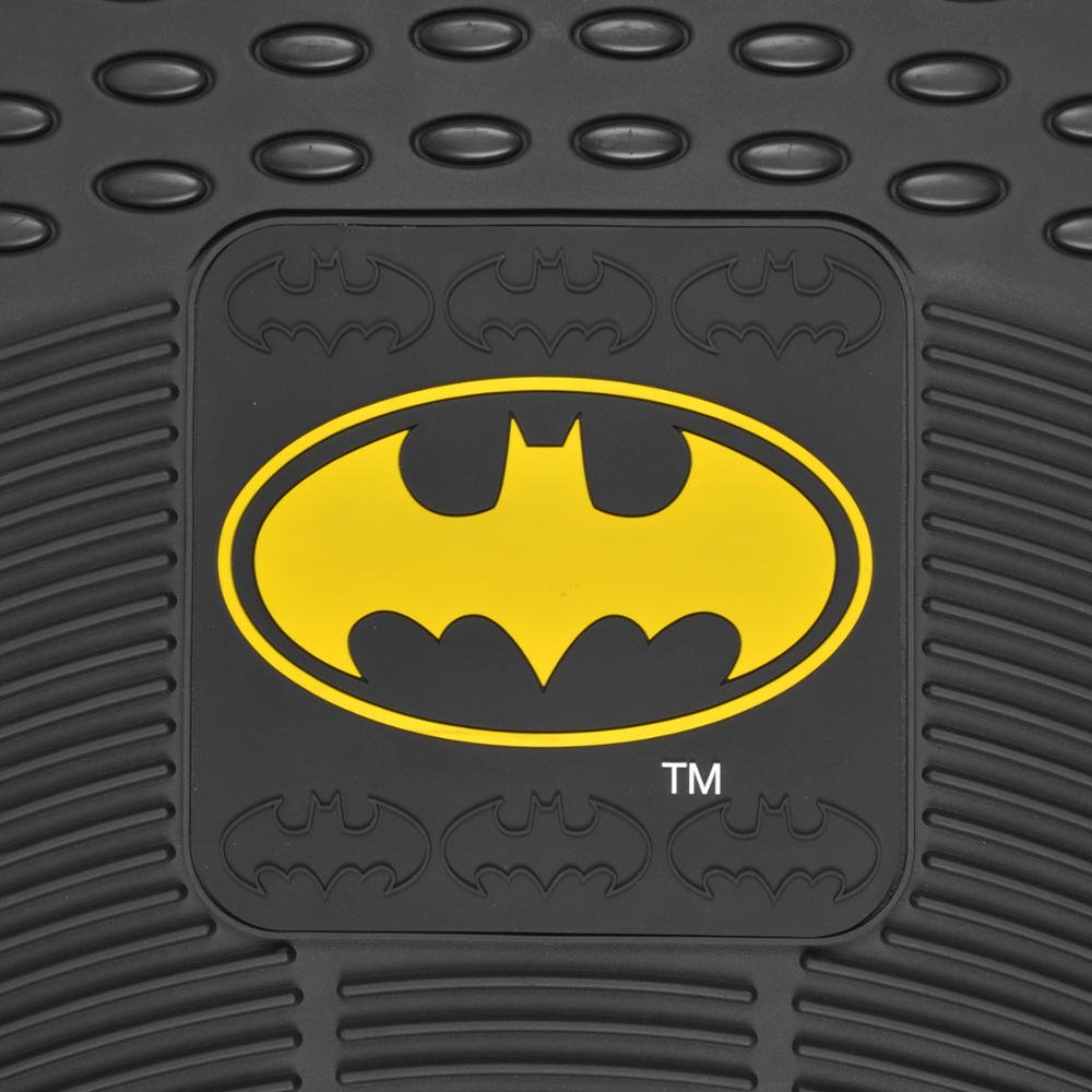bdk-batman-licensed-dc-comics-superhero-front-car-floor-mats-all-weather-heavy-d image 4