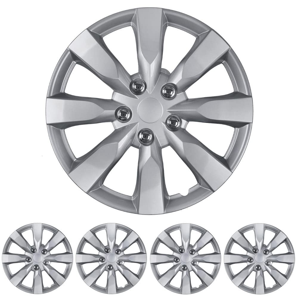 bdk-4-pack-premium-16-wheel-rim-cover-hubcaps-oem-style-snap-on-abs-construction image 1