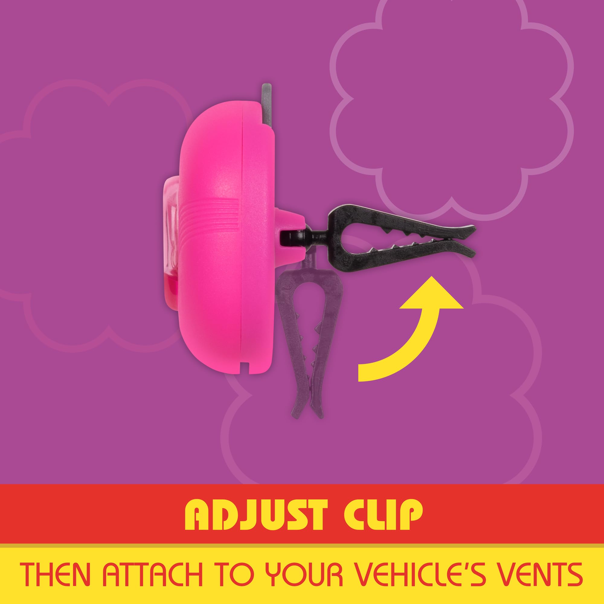bdk-chupa-chups-tropical-berry-car-air-freshener-long-lasting-vent-clip-with-adj image 6
