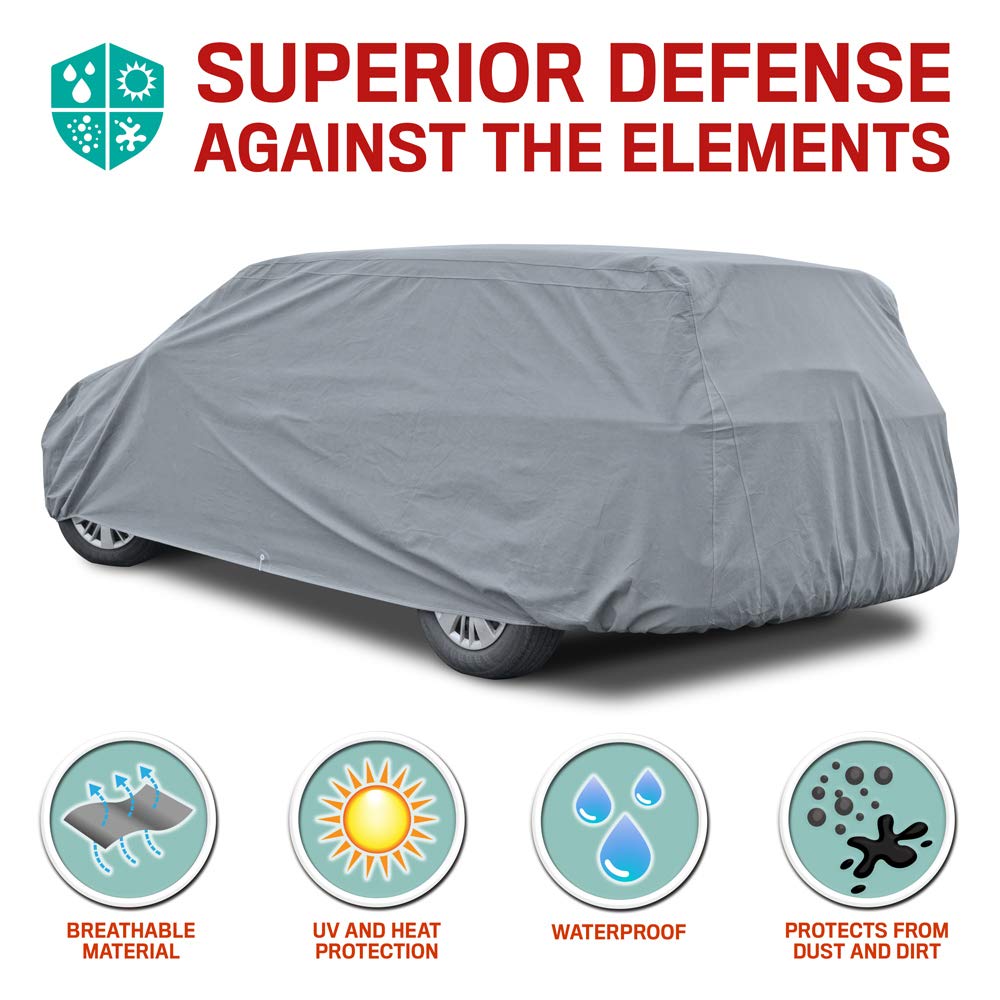 motor-trend-4-layer-4-season-all-weather-car-cover-heavy-duty-protection-for-van image 3