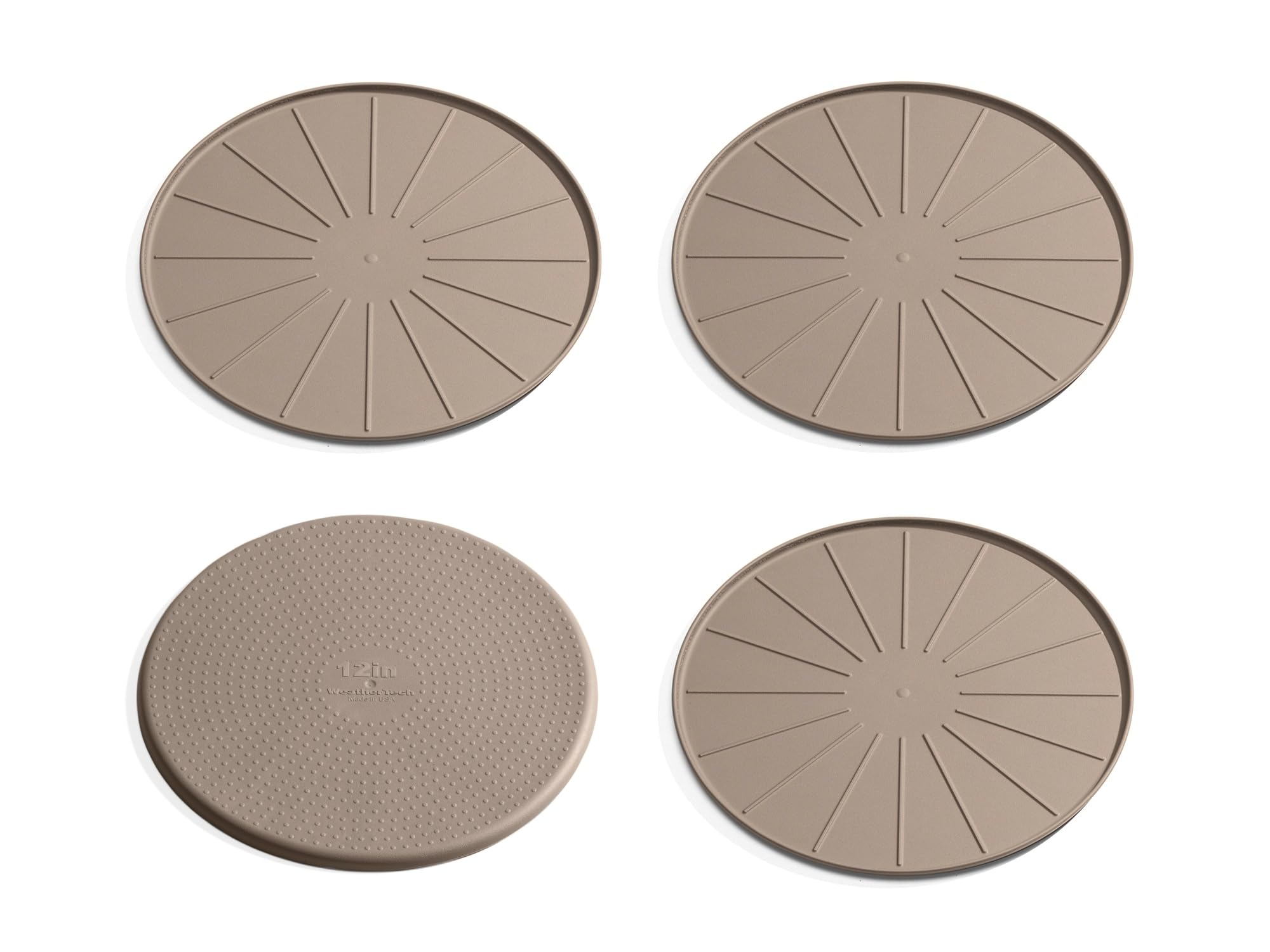 weathertech-4-anti-skid-drink-coasters-set-of-4-tan-8a4csttn image 8
