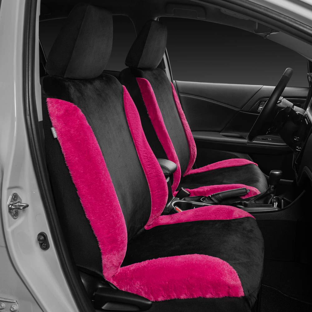 bdk-auto-sc-2414-hp-faux-wool-low-back-seat-covers-universal-sideless-front-seat image 2