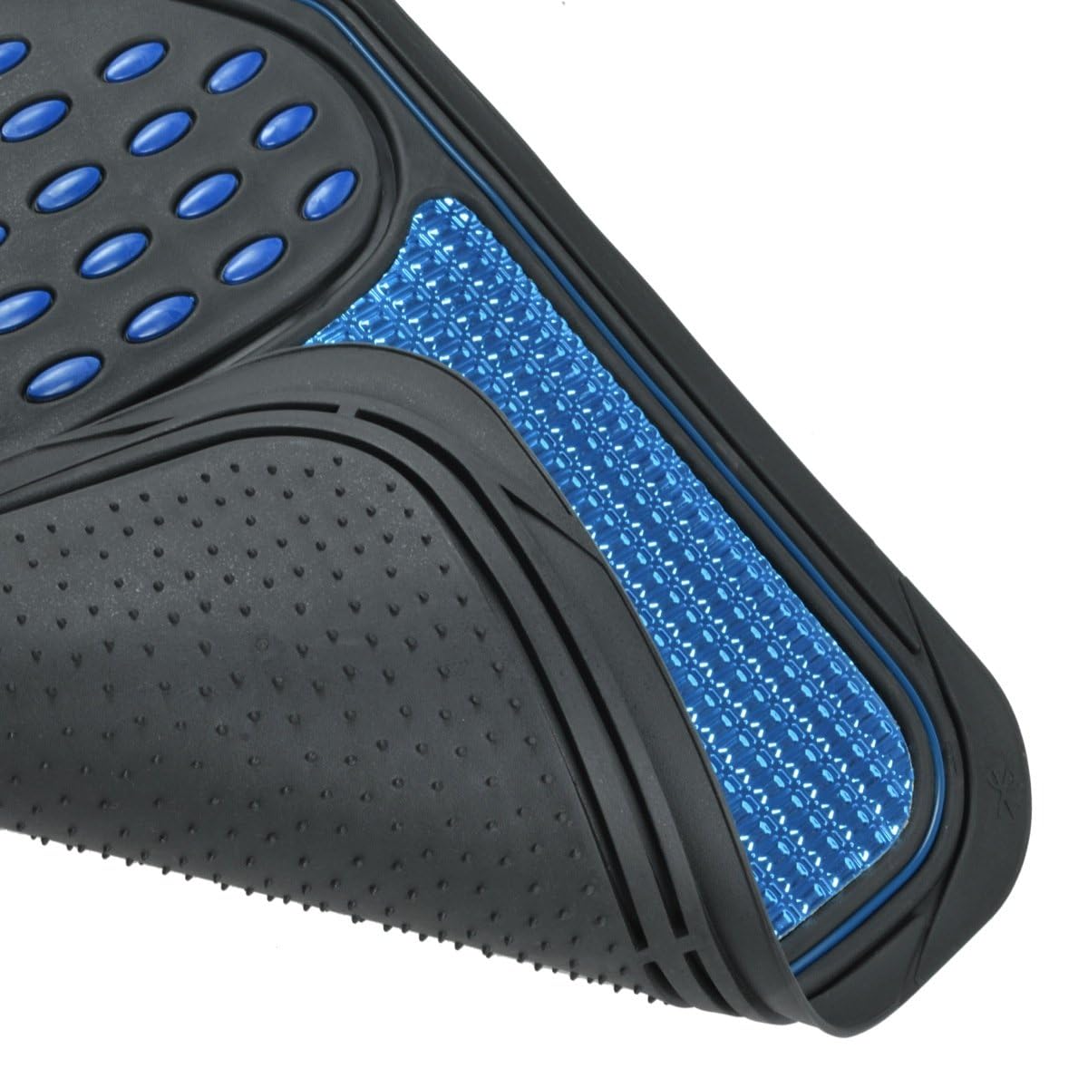 bdk-heavy-duty-2-tone-blue-black-metallic-car-floor-mats-4-piece-set image 5