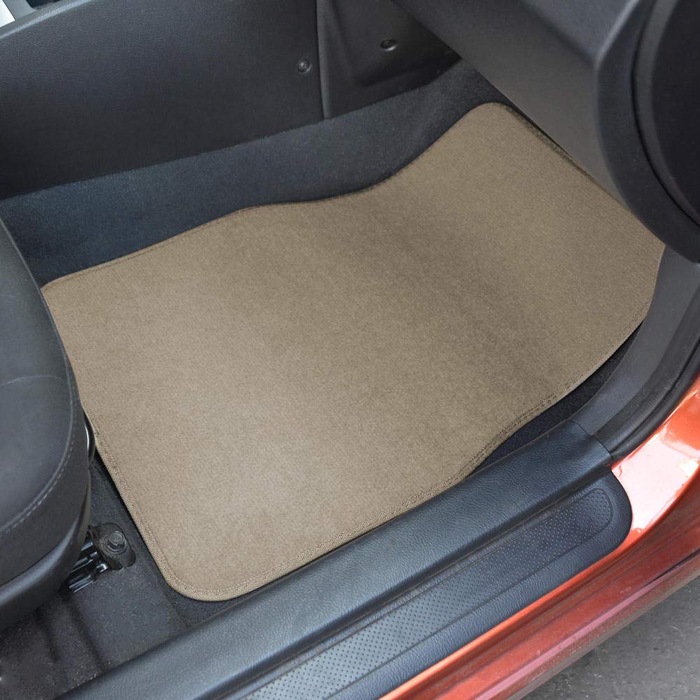 bdk-carpet-floor-mats-universal-fit-for-cars-suvs-vans-trucks-beige-4-piece-set image 6