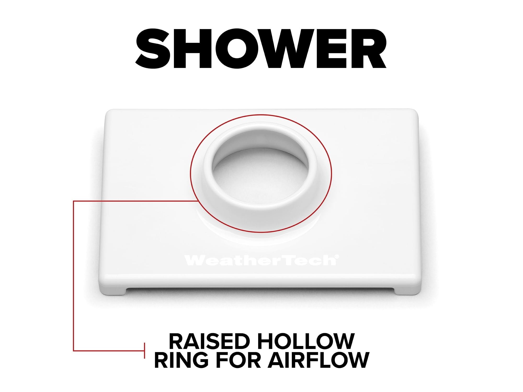 weathertech-soapsaver-soap-dish-for-shower-white-made-in-usa image 6