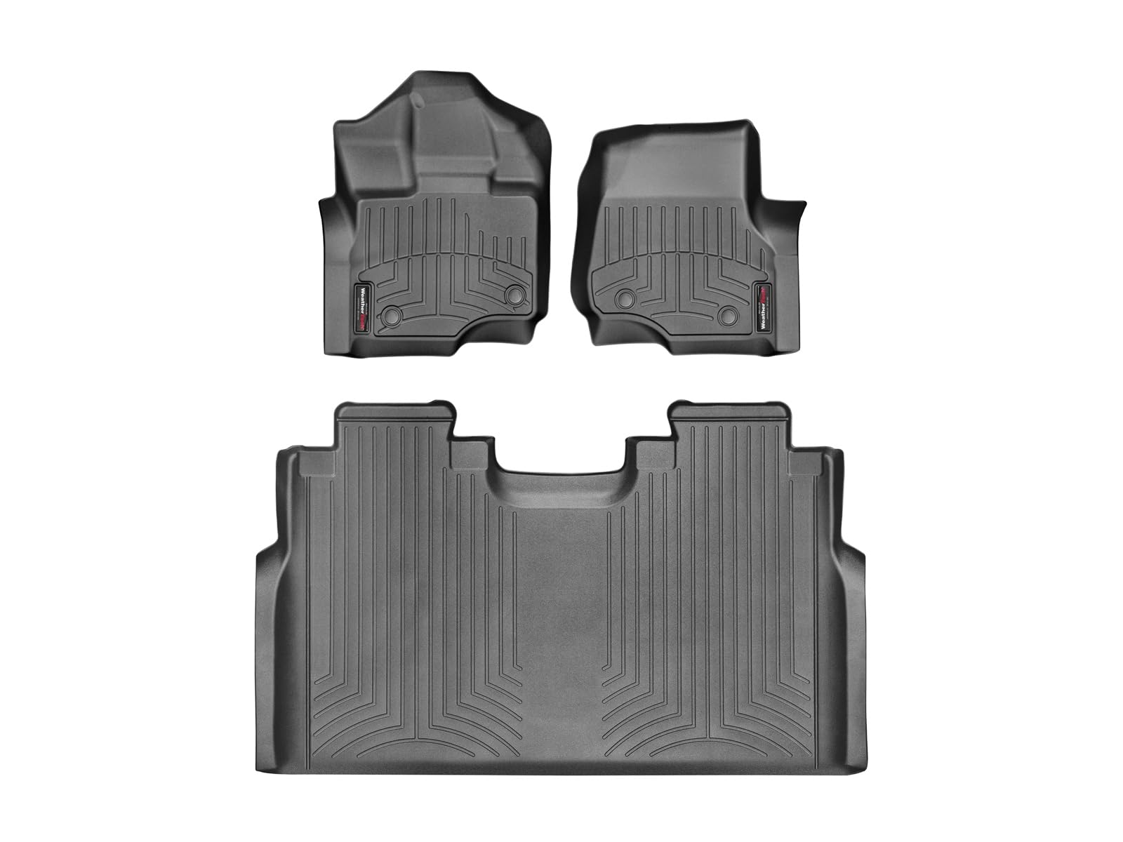 weathertech-custom-fit-floorliners-for-ford-f-150-1st-2nd-row-black-44697-1-4 image 1