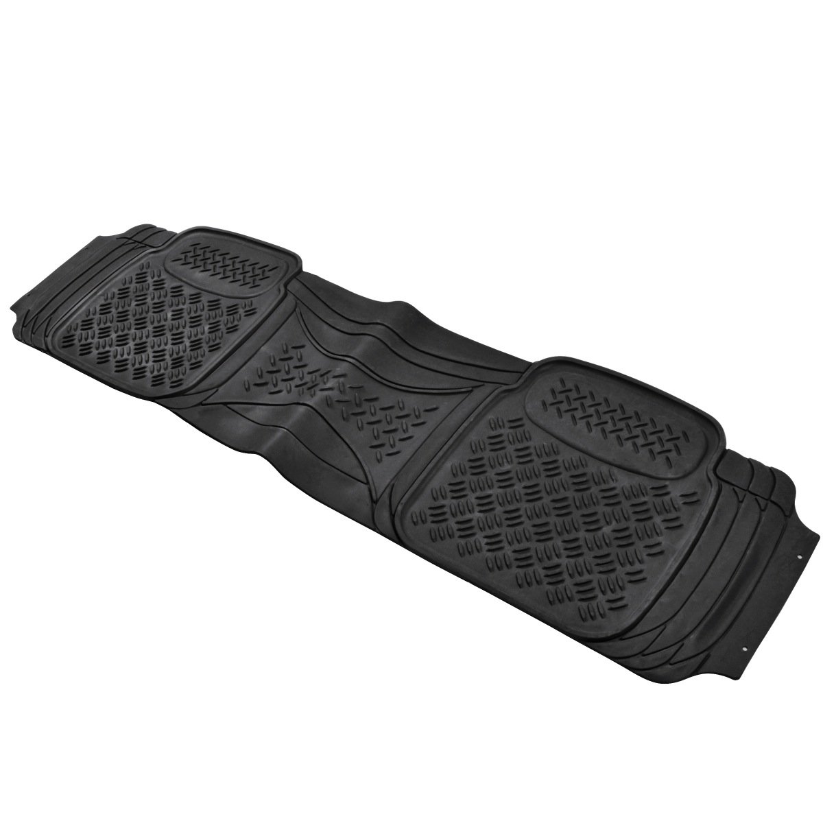 bdk-heavy-duty-diamond-rubber-rear-floor-mats-17-5x56-trimmable image 2