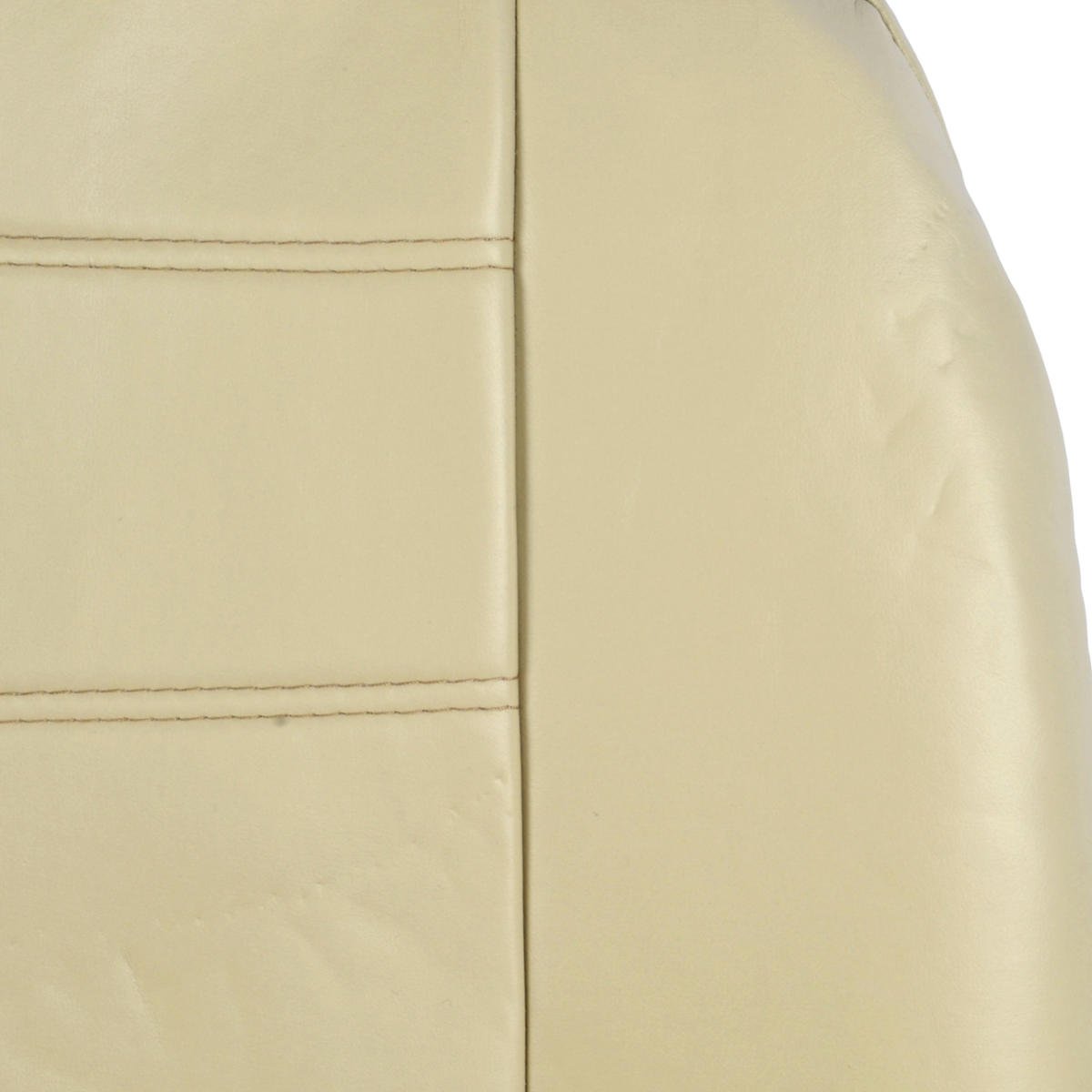 bdk-exquisite-pu-leather-seat-covers-for-toyota-corolla-front-pair-beige image 2