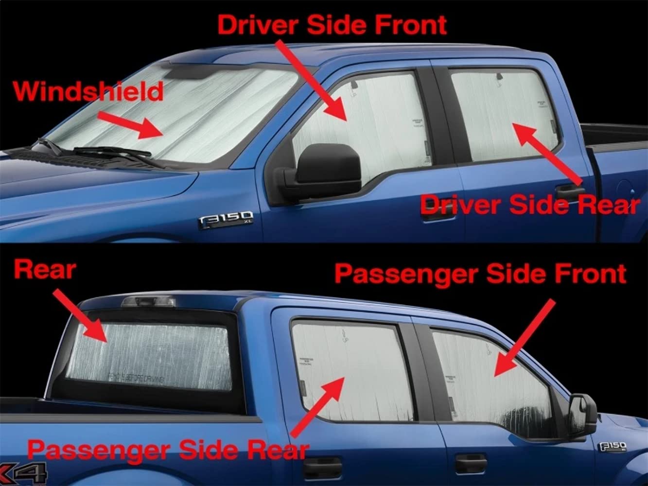 weathertech-sunshade-full-vehicle-kit-for-ford-f-150-super-duty-raptor-summer-wi image 5
