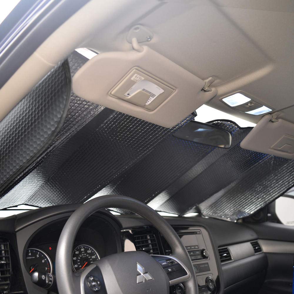 bdk-car-accessory-gift-set-with-motor-trend-sunshade-floor-mats-steering-wheel-c image 3