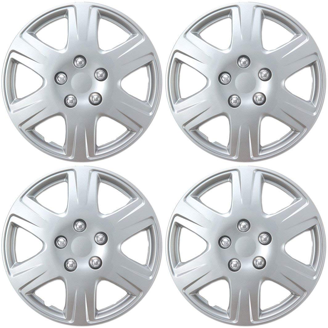 bdk-hc927-silver-15-hubcaps-wheel-covers-4-pack-corrosion-free-abs-with-snap-on- image 6