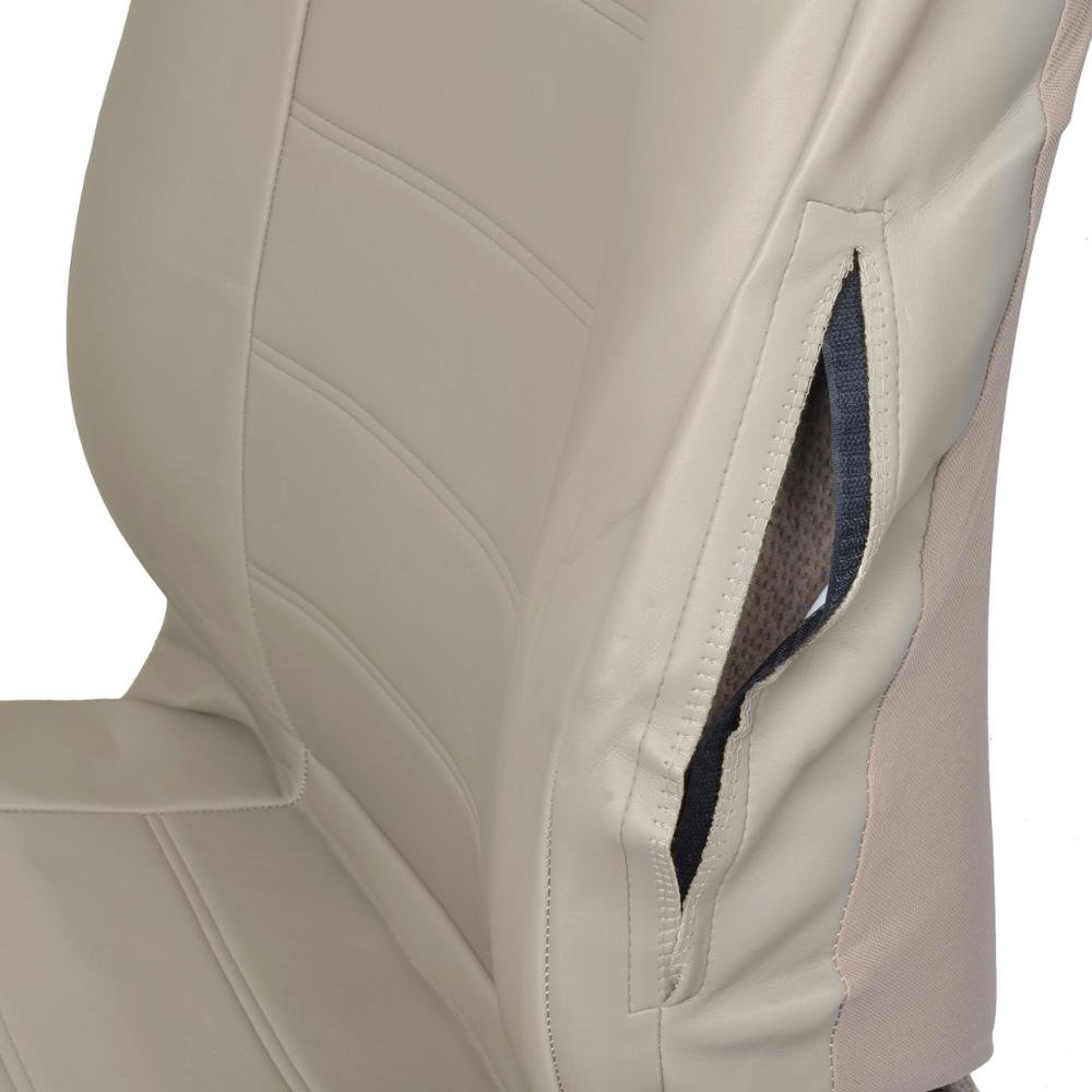 bdk-carxs-beige-faux-leather-front-seat-covers-4-piece-soft-stain-resistant-univ image 3