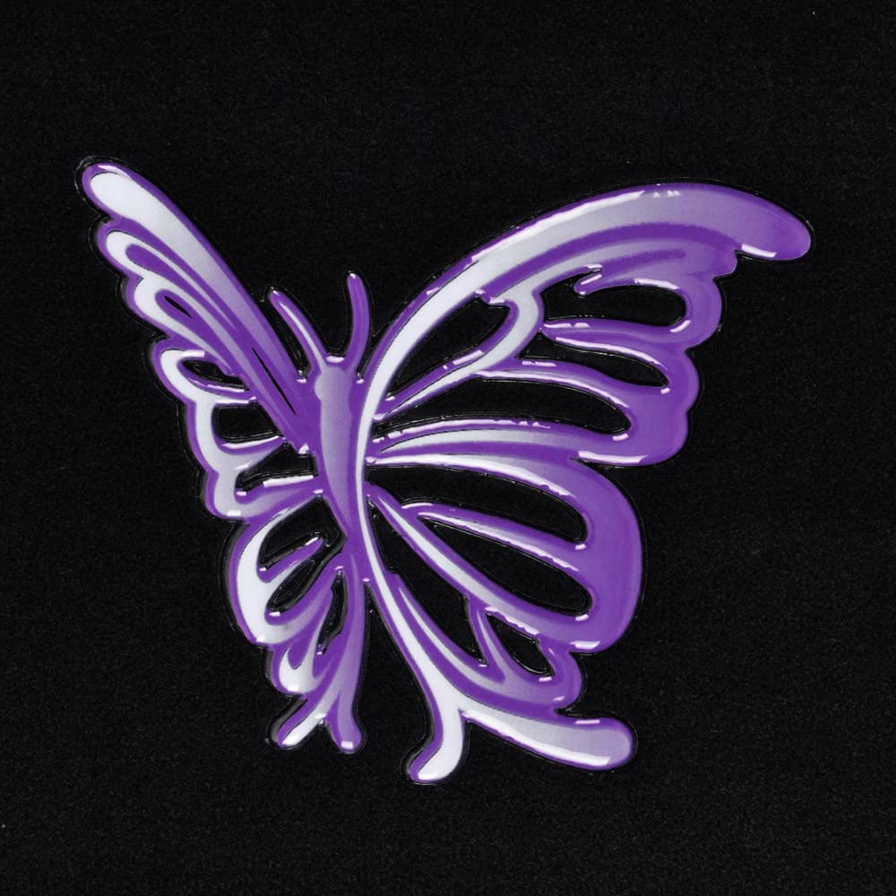 bdk-purple-white-butterfly-design-carpet-car-floor-mats-4-piece-front-rear-full- image 3