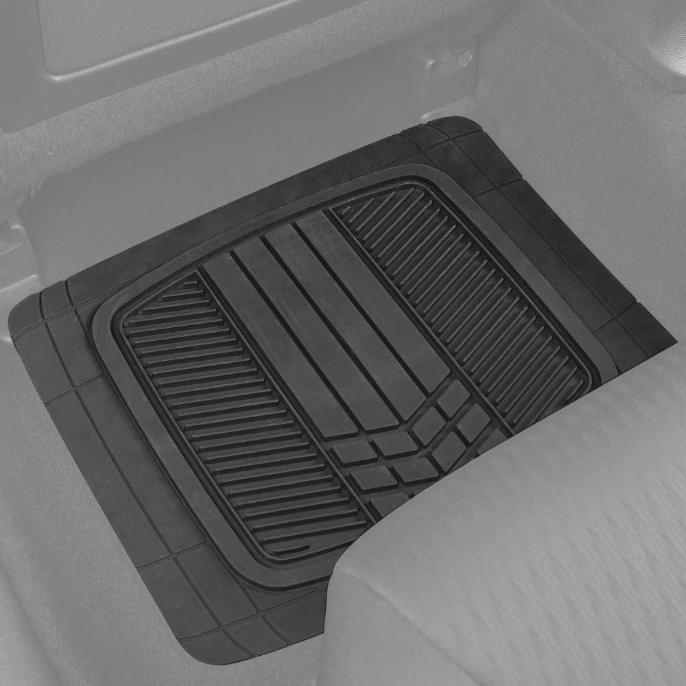 bdk-autosport-sporty-red-full-car-seat-cover-rubber-floor-mat-set-front-rear-2-t image 4