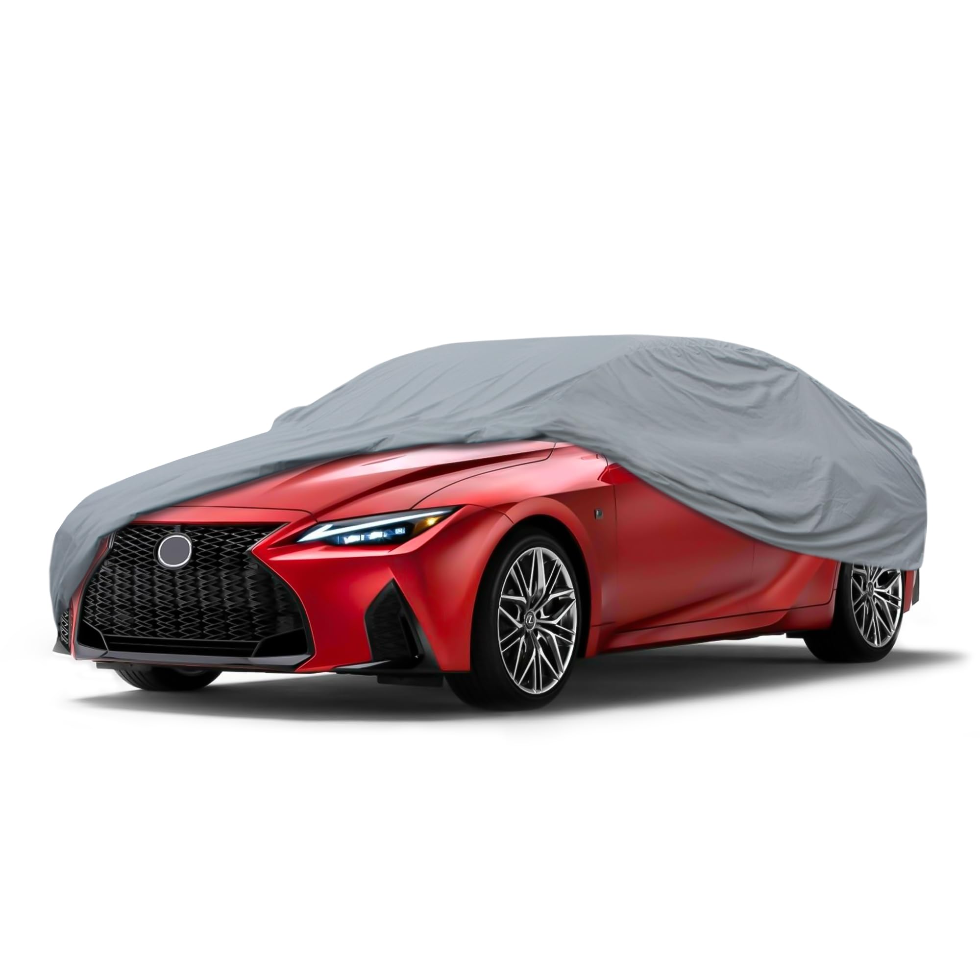 motor-trend-4-series-lightweight-car-cover-for-mitsubishi-mirage-1978-2025-breat image 8