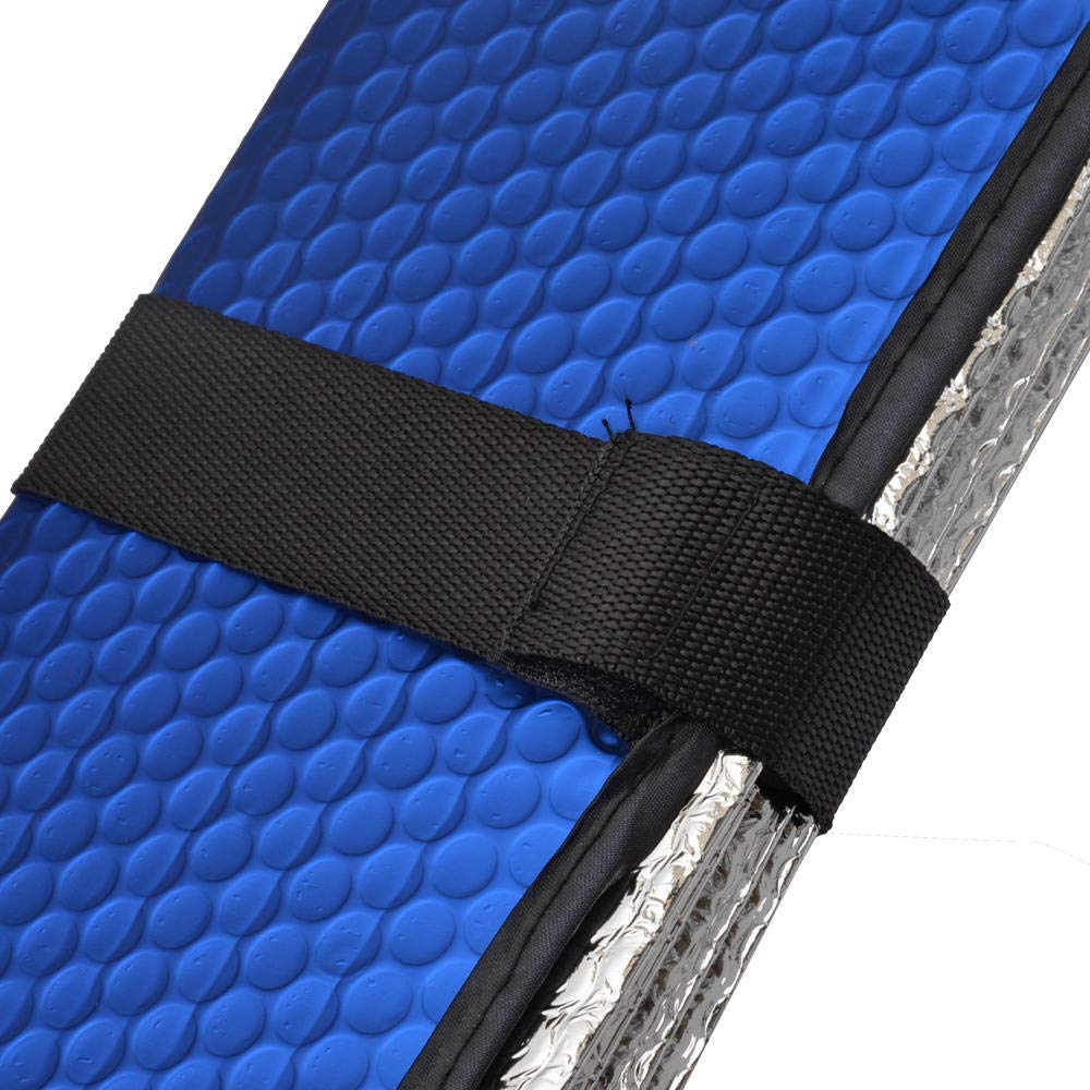 bdk-car-accessory-gift-set-with-motor-trend-sunshade-floor-mats-steering-wheel-c image 4