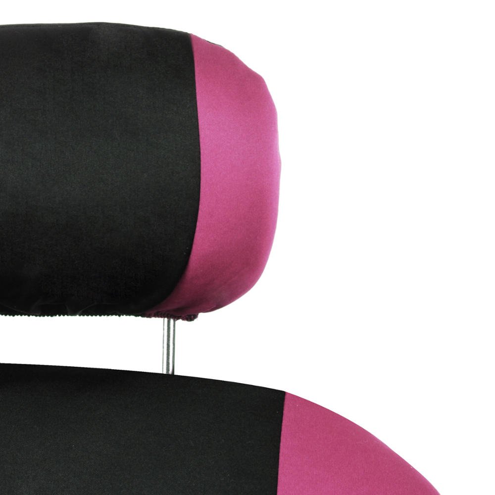 bdk-sc-452-pk-pink-hawaiian-floral-seat-cover-set-for-car-suv-universal-fit-incl image 6