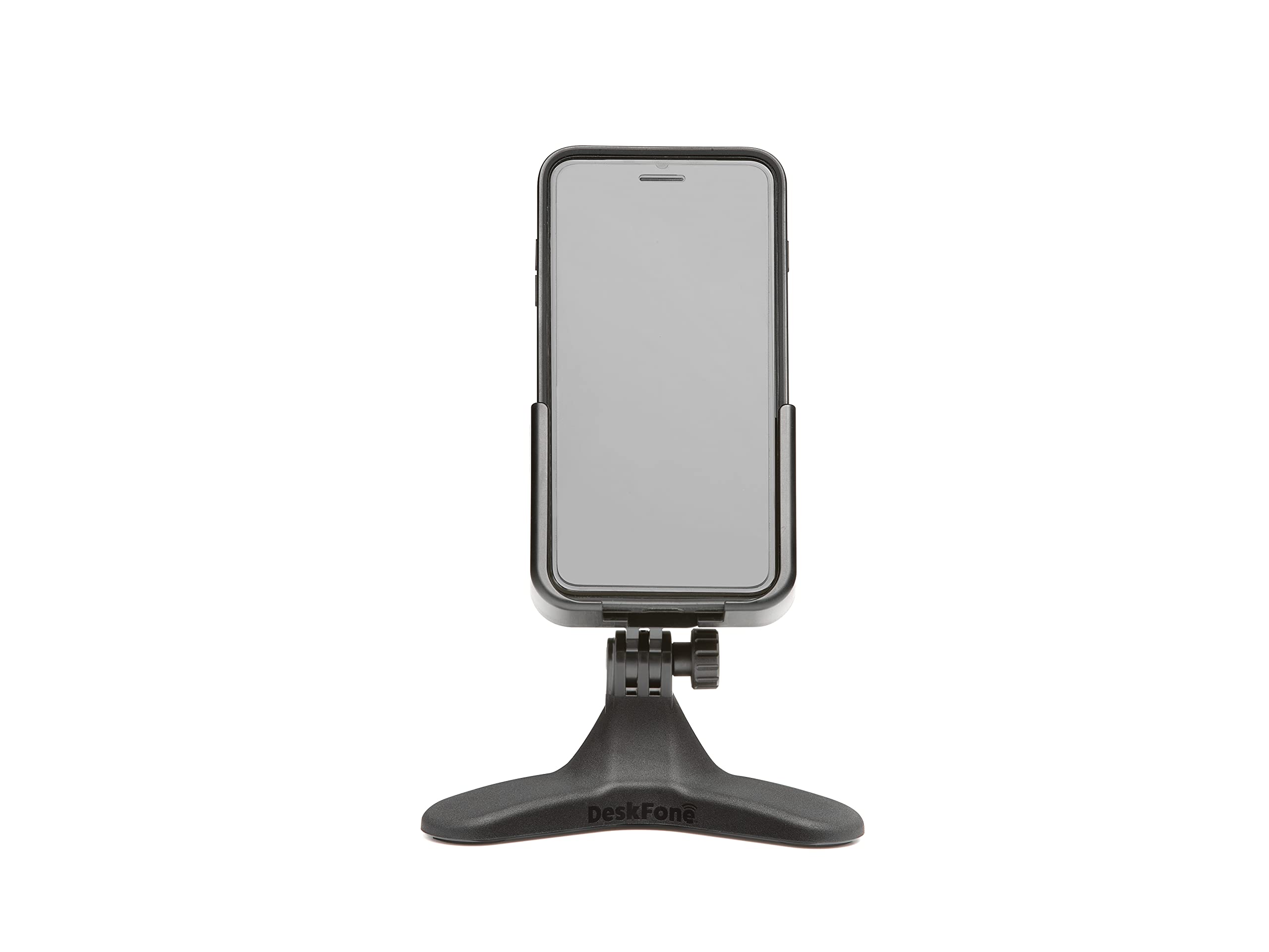 weathertech-deskfone-universal-desktop-cell-phone-holder-adjustable-made-in-usa image 1
