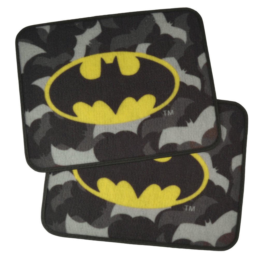 bdk-batman-carpet-floor-mats-wbmt-2301-4-piece-black-gray image 5