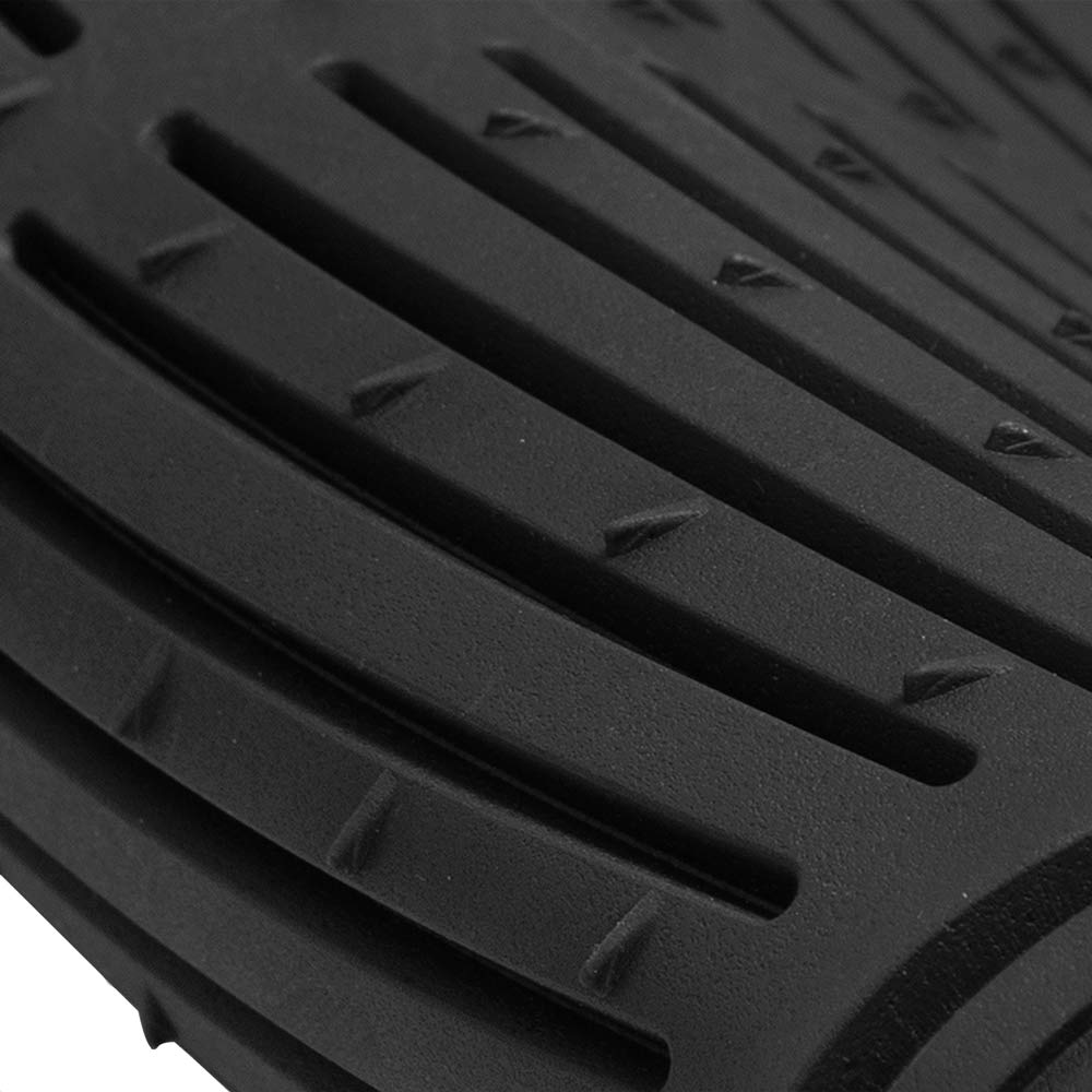 bdk-3-piece-heavy-duty-rubber-floor-mats-trim-to-fit-all-weather-anti-slip-black image 6