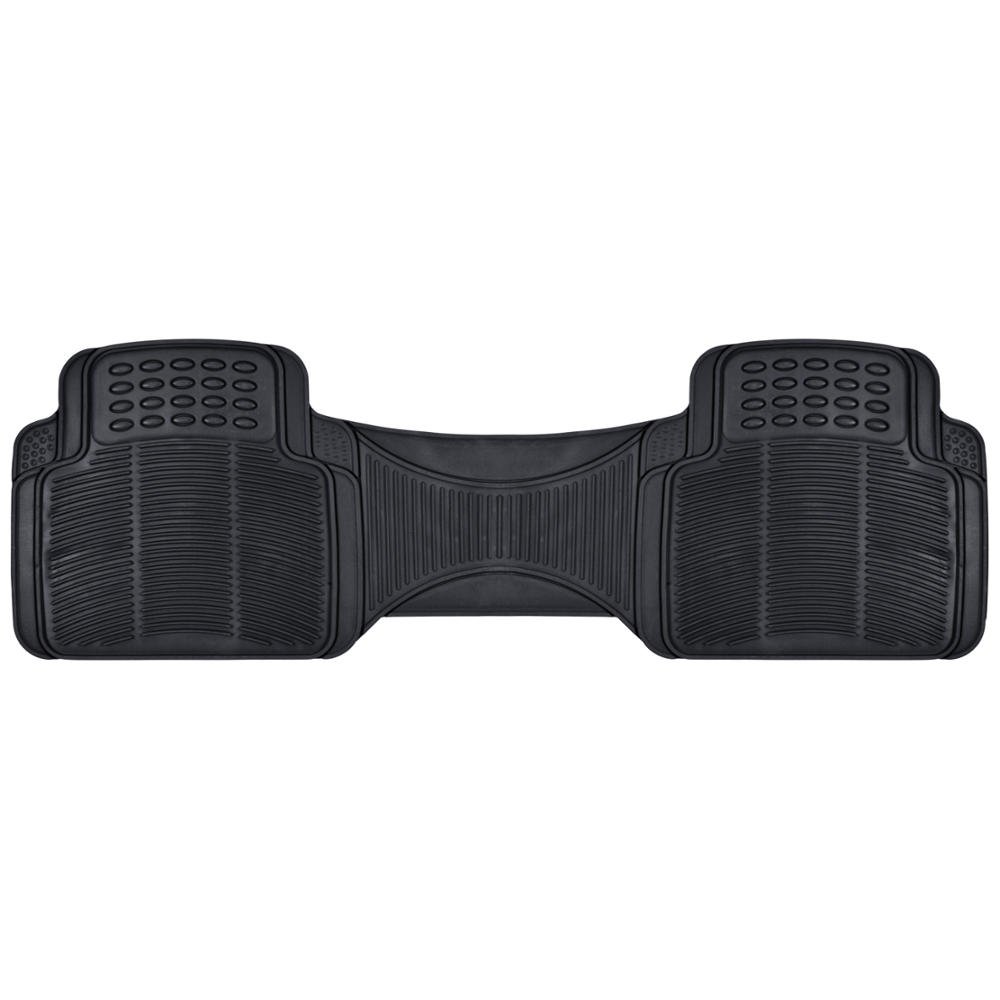bdk-heavy-duty-rugged-rubber-rear-floor-mats-trimmable-all-weather image 1