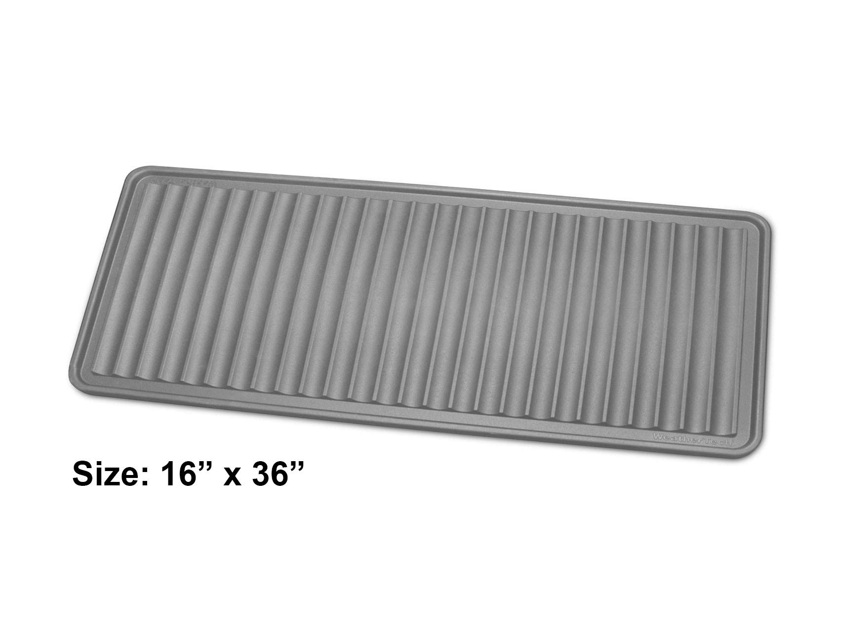 weathertech-boottray-16-x36-grey-durable-mat-for-dirty-boots-and-shoes image 2