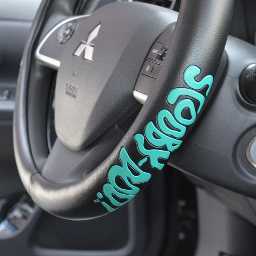 bdk-warner-brothers-scooby-doo-faux-leather-steering-wheel-cover-non-slip-ergono image 7