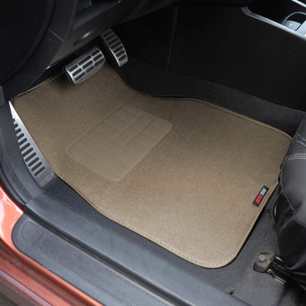 bdk-carpet-floor-mats-universal-fit-for-cars-suvs-vans-trucks-beige-4-piece-set image 4
