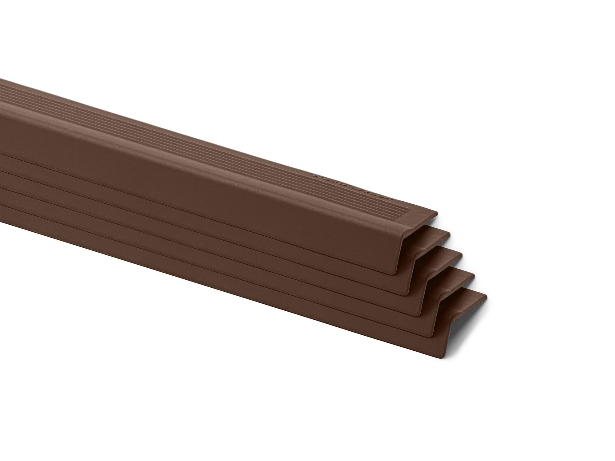weathertech-stairedge-non-slip-step-edge-protector-brown-29-5-5-pack image 1