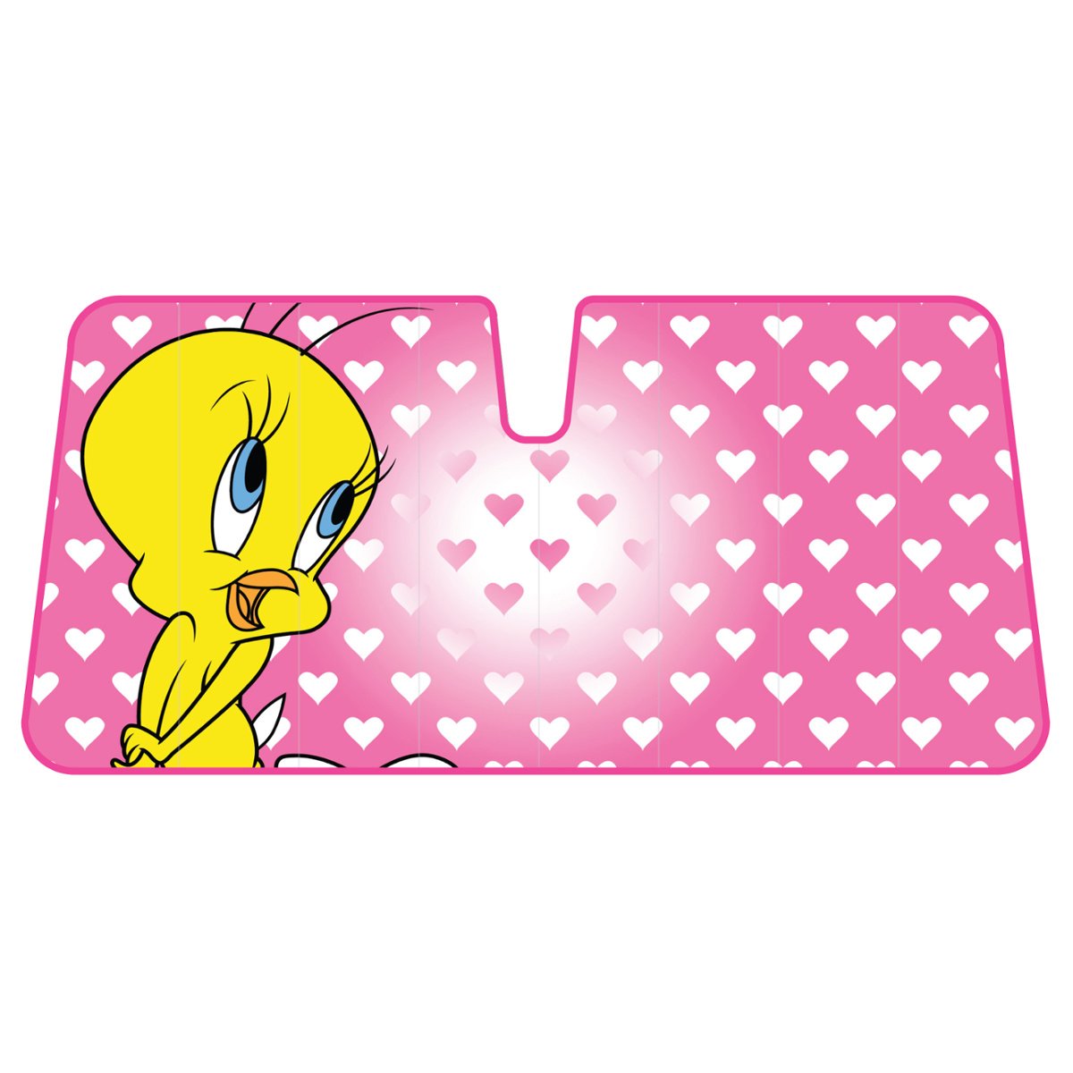 bdk-tweety-bird-officially-licensed-jumbo-accordion-folding-windshield-sun-shade image 1